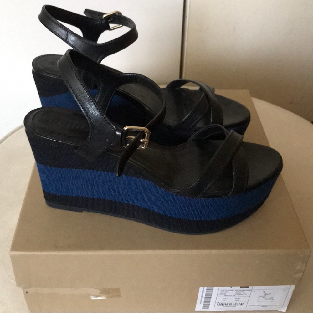 Burberry wedge heels